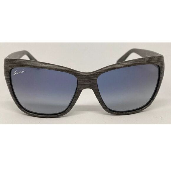 Gucci GG 3655/S Authentic Women’s Sunglasses Gray Bio Based Woodgrain style EUC main image 5
